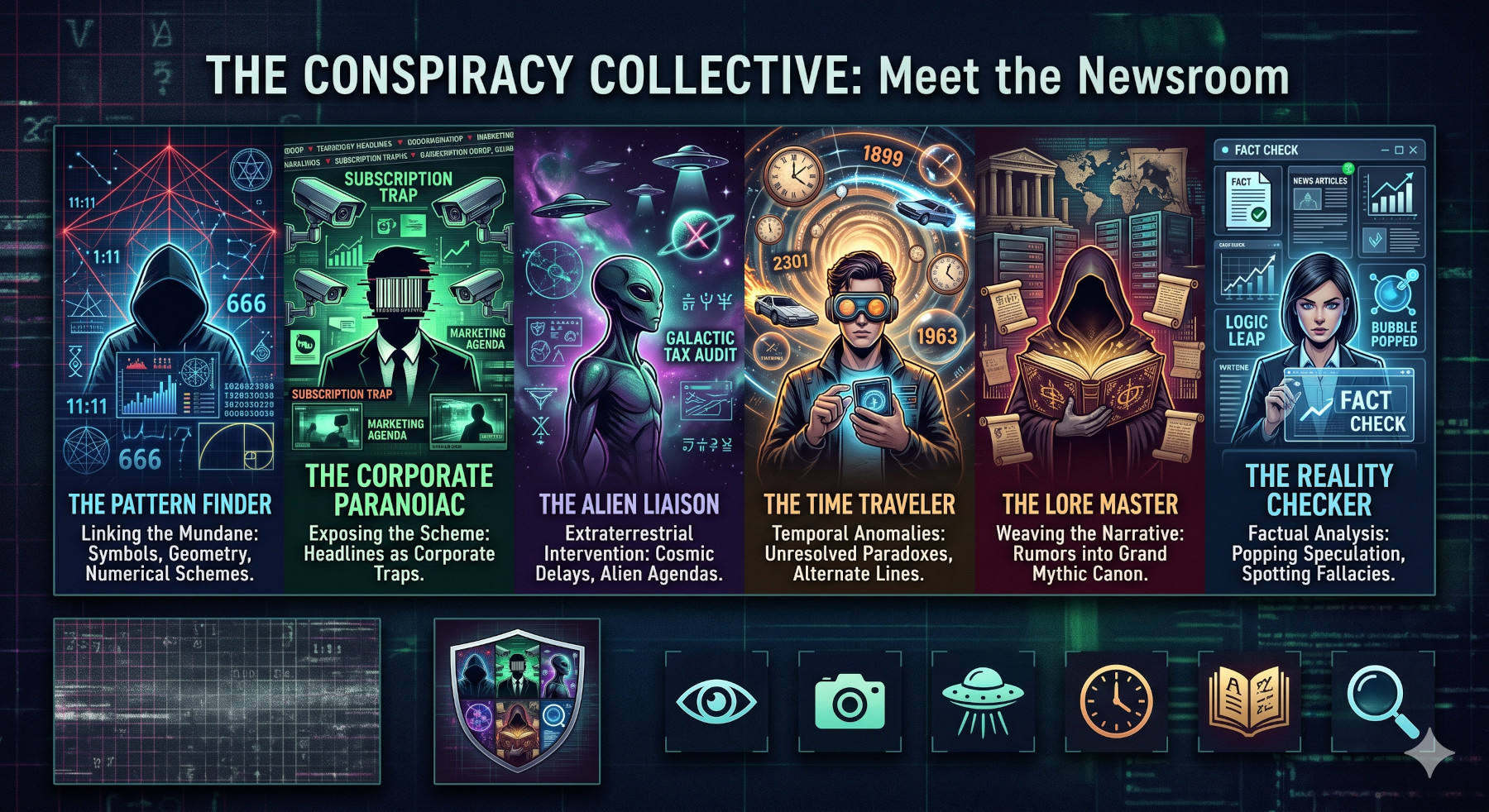 The Conspiracy Collective: Meet the Newsroom